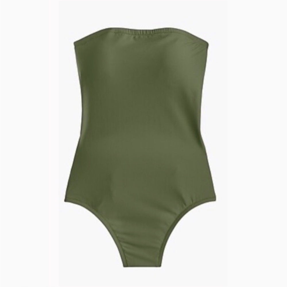 J. Crew Olive Green One Piece Swimsuit